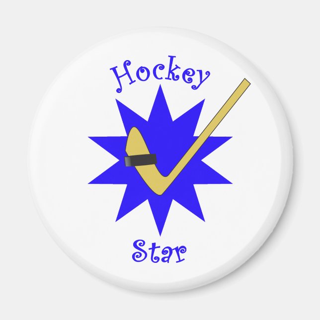 Imán Estrella de hockey (Frente)