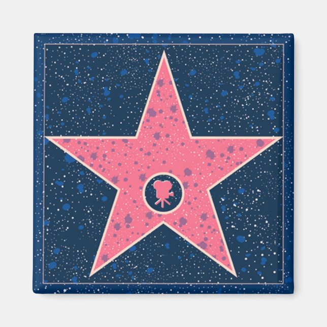 Imán Estrella de Hollywood OPUS (Frente)