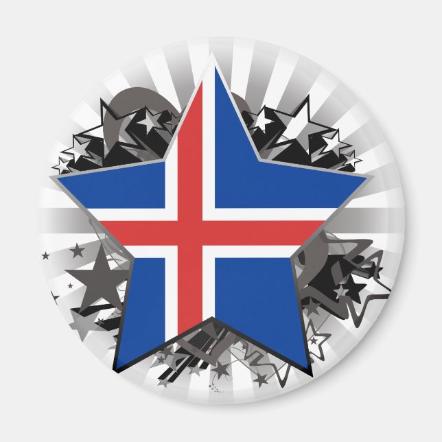 Imán Estrella de Islandia (Frente)
