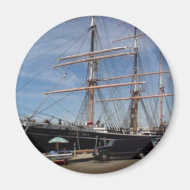 Imán Estrella De La India En El Museo Marítimo De San D (Frente)