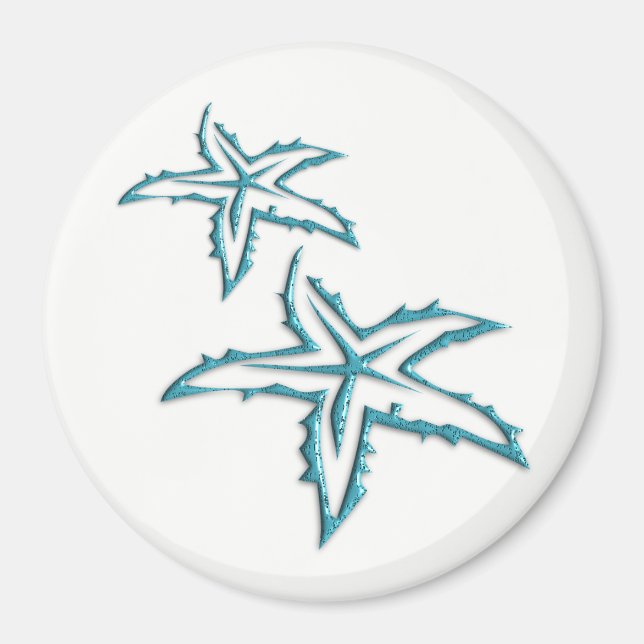 Imán Estrella de mar turquesa (Frente)