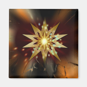 Imán estrella de navidades