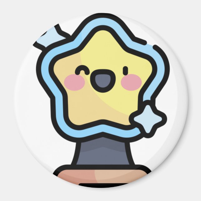 Imán estrella de navidades (Frente)