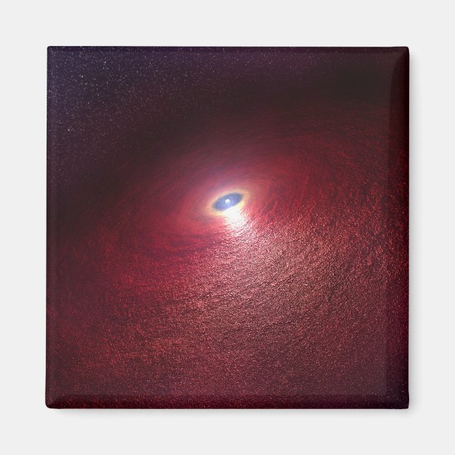 Imán Estrella De Neutrón Con Un Disco De Polvo Cálido. (Frente)