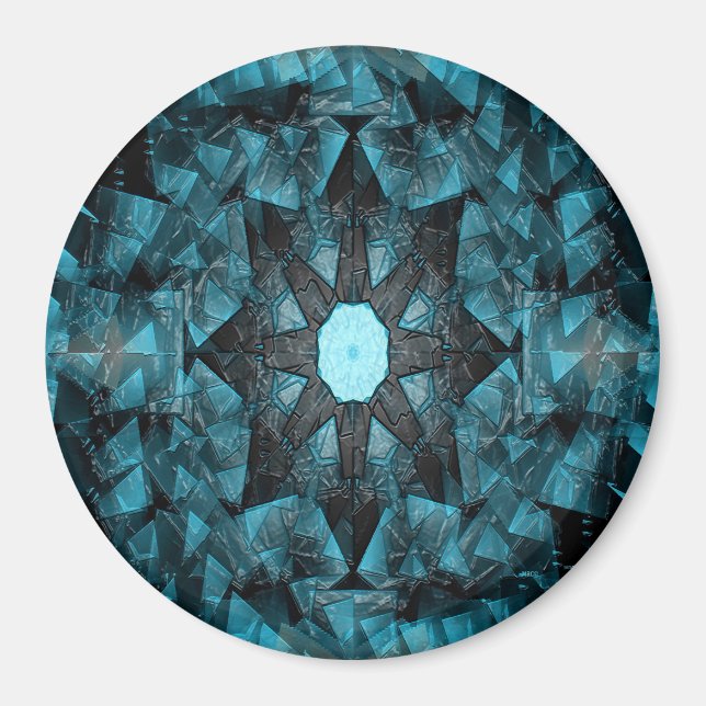 Imán Estrella de noche brillante...... (Frente)