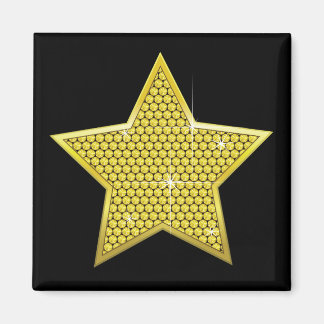 Imán Estrella de oro esparkling