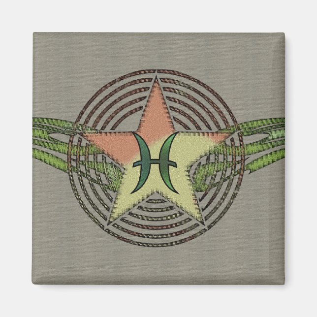 Imán Estrella de Pisces (Frente)