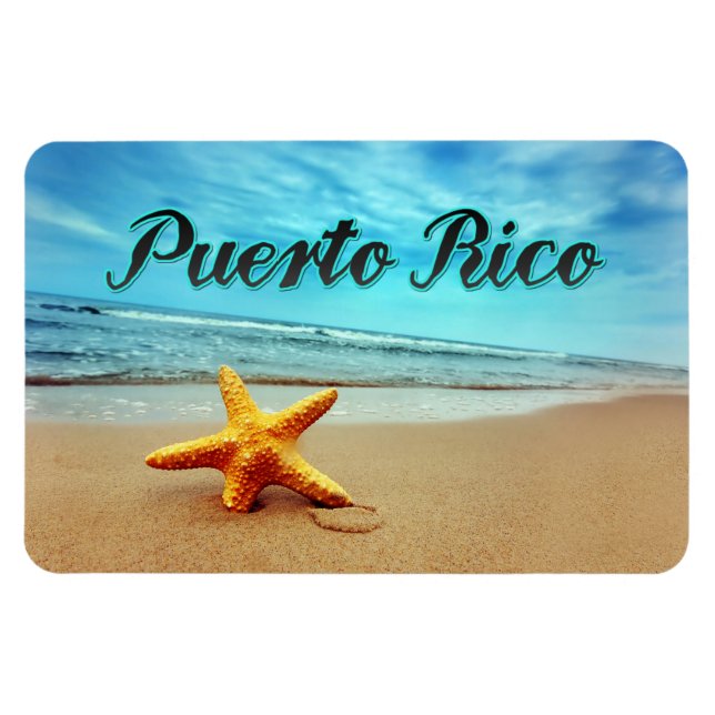 Imán Estrella de Puerto Rico (Horizontal)