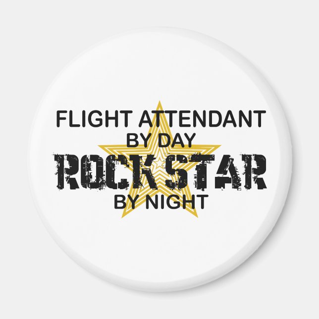 Imán Estrella de rock del operador de vuelo (Frente)