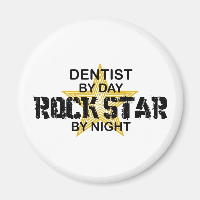 Imán Estrella de rock dental de noche (Frente)
