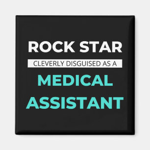 Imán Estrella De Rock Disfrazada De Médico
