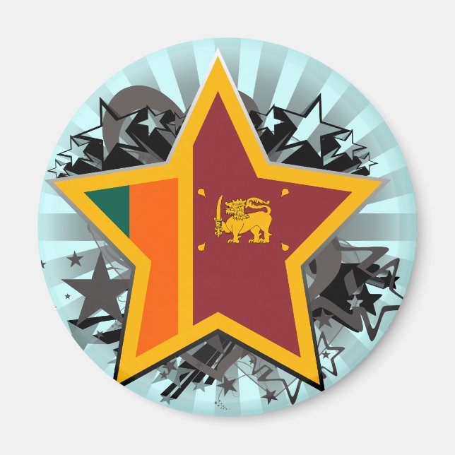 Imán Estrella de Sri Lanka (Frente)