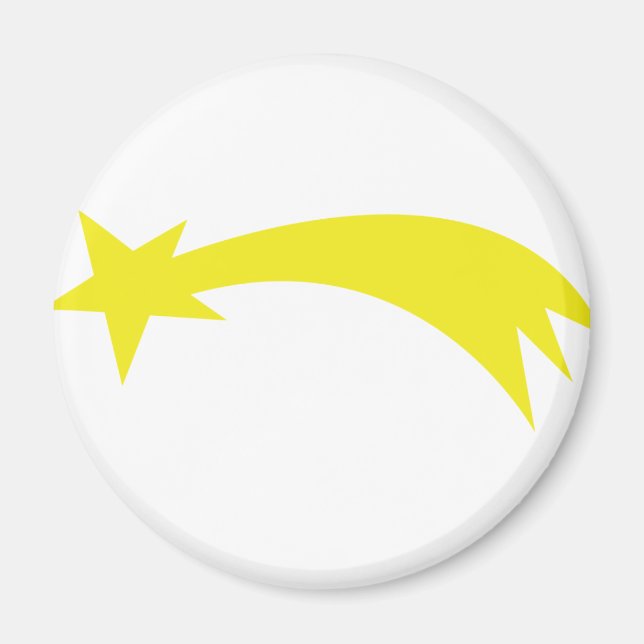Imán estrella de x-mas - estrella en caída (Frente)