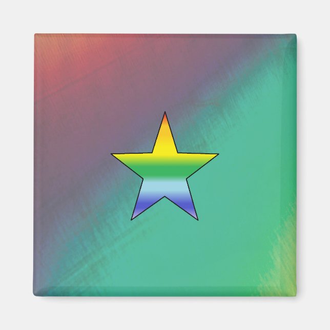 Imán Estrella del Arcoiris (Frente)