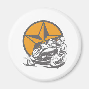 Imán Estrella del Círculo de Carreras de motocicletas