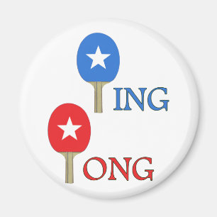 Imán Estrella del ping-pong