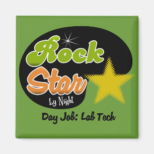 Imán Estrella del rock por la noche - tecnología del