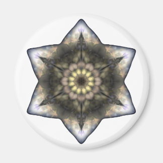 Imán Estrella floral de David