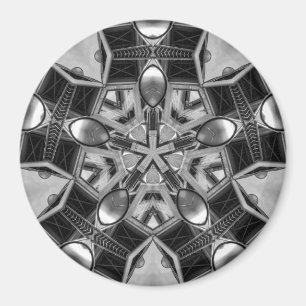 Imán Estrella gris oscura Kaleidoscope...