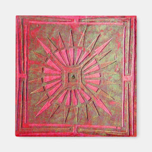 Imán ESTRELLA MAÑANA, verde rojo
