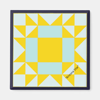 Imán Estrella Mini Barn Quilt Arizona