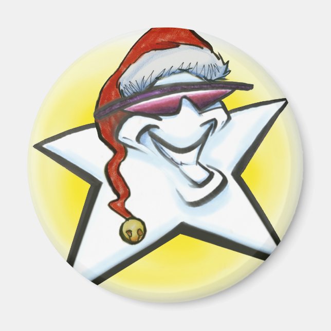 Imán Estrella navidad (Frente)