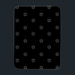 Imán Estrella plateada 3-D de David<br><div class="desc">Estrella plateada 3-D de David</div>