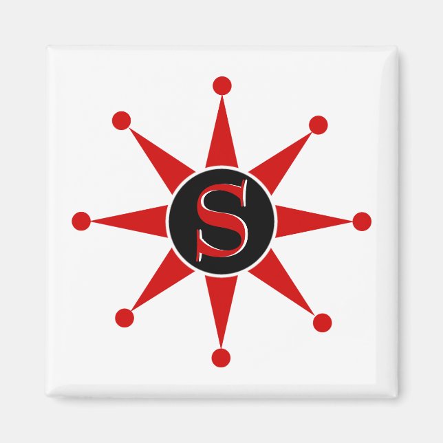 Imán Estrella retro (Frente)