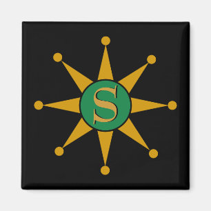 Imán Estrella retro