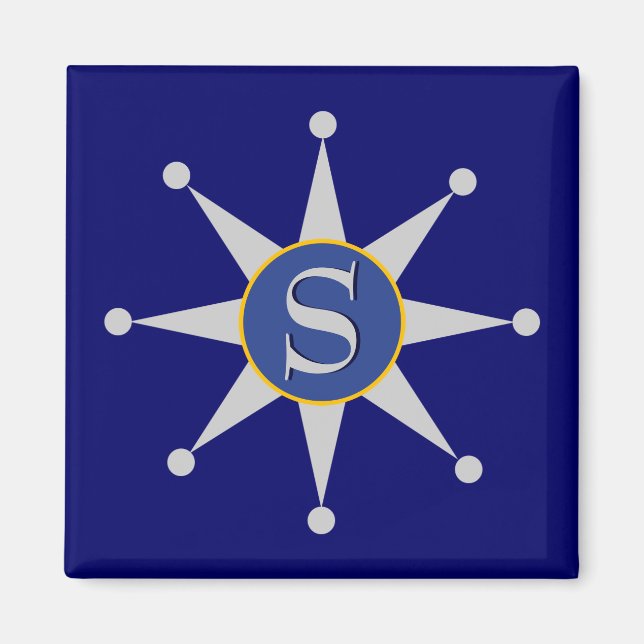 Imán Estrella retro (Frente)