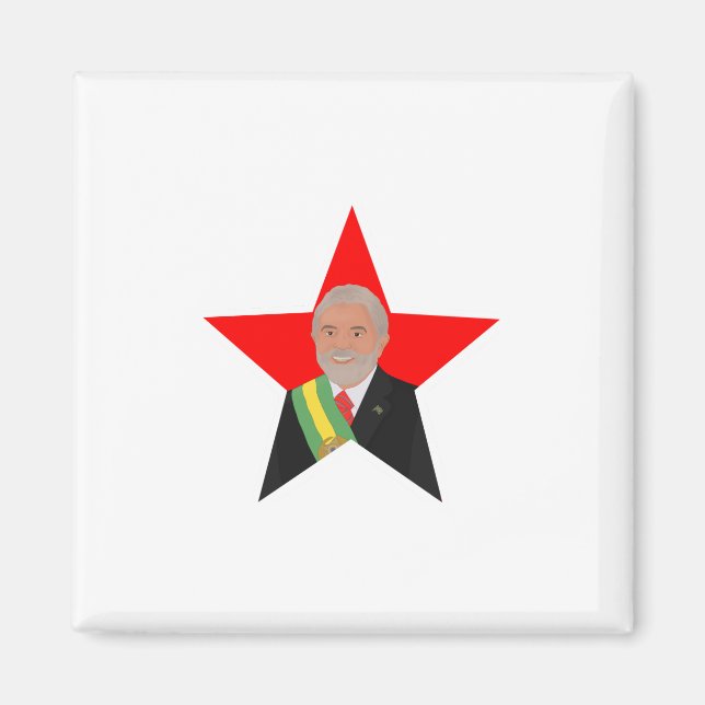 Imán Estrella roja Lula (Frente)