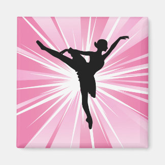 Imán Estrella rosa Ballerina