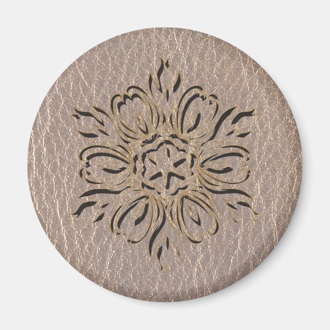 Imán Estrella suave de flor de piel (Frente)