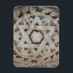 Imán Estrella vieja de David tallando, Israel<br><div class="desc">Detalle de la 'Estrella de David' de mármol en el lugar del antiguo templo judío en Capernaúm,  Israel. | Michael Runkel / DanitaDelimont.com</div>
