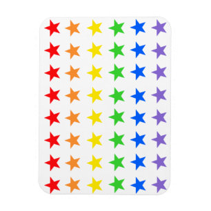 Imán Estrellas arcoiris