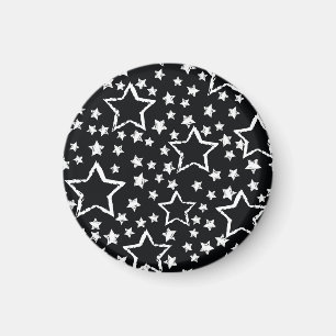 Imán Estrellas blancas y negras: grifo urbano.