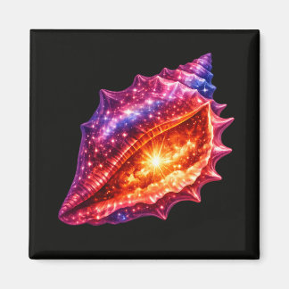 Imán Estrellas de concha de galaxia cósmica diseño náut