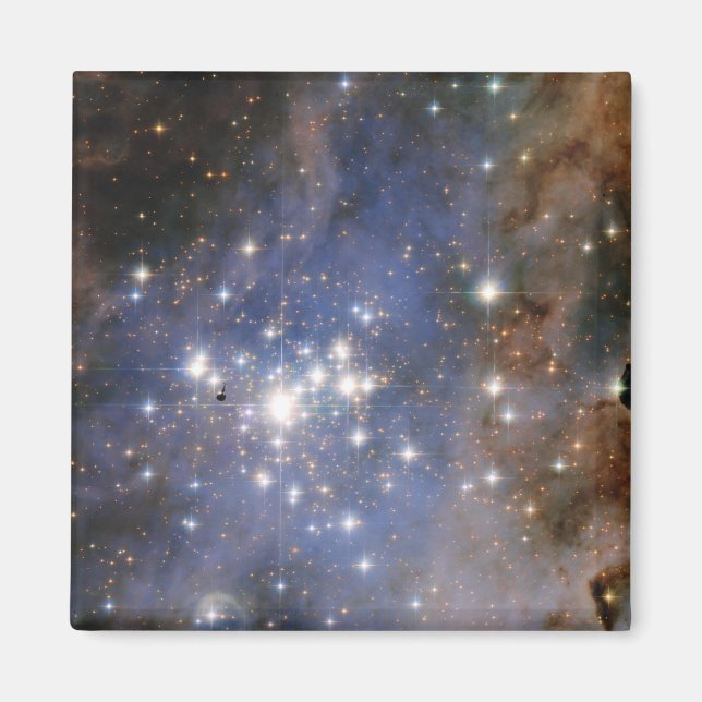 Imán Estrellas de diamantes en el espacio de burbujas d (Frente)