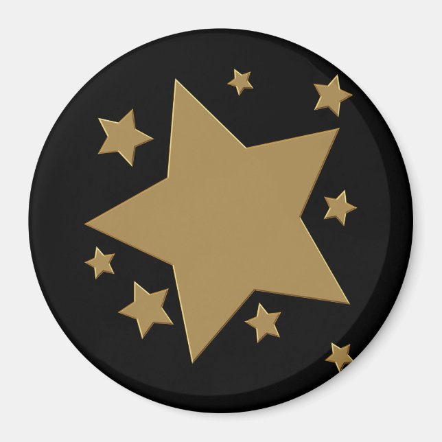 Imán Estrellas de oro (Frente)