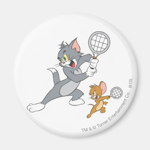 Imán Estrellas de tenis de Tom y Jerry 1