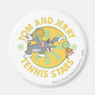 Imán Estrellas de tenis de Tom y Jerry 5