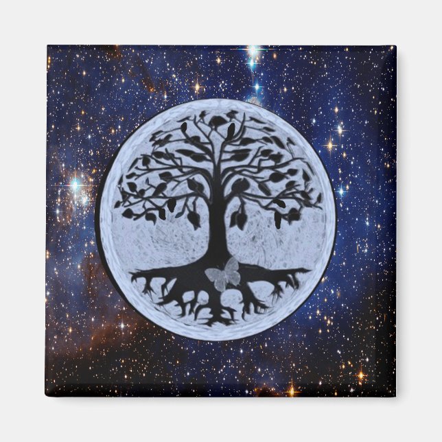 Imán Estrellas del árbol de la vida (Frente)