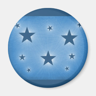 Imán Estrellas en el cielo nocturno, azul