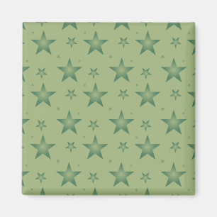 Imán Estrellas olivares elegantes y elegantes en verde