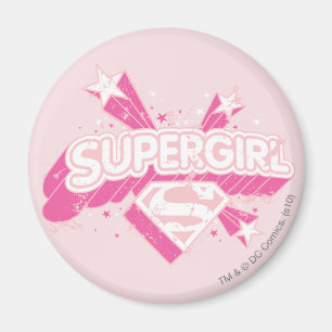 Imán Estrellas superchica y logotipo