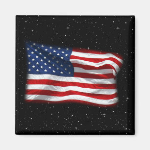Imán Estrellas y bandas Bandera Patriótica Estadounide