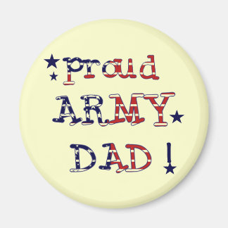 Imán Estrellas y rayas Ejército papá camisetas y regalo