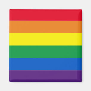 Imán Estriberas de arcoiris colores Bandera gay Lgbt