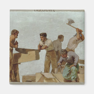 Imán Estructura de madera