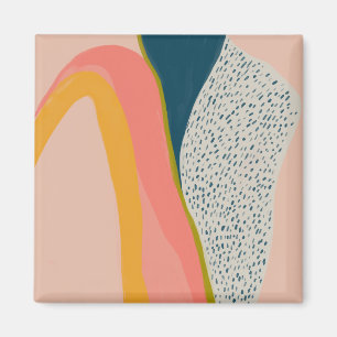 Imán Estuche para iPhone moderno y abstracto de arte co
